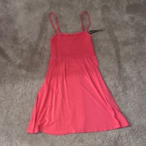 Pink flowy dress
